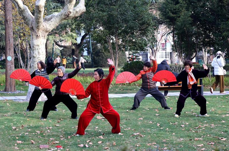 南通博物苑換新顏，成市民晨練打卡好去處